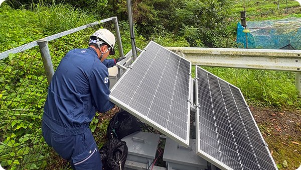 太陽光発電IPカメラシステムのリース