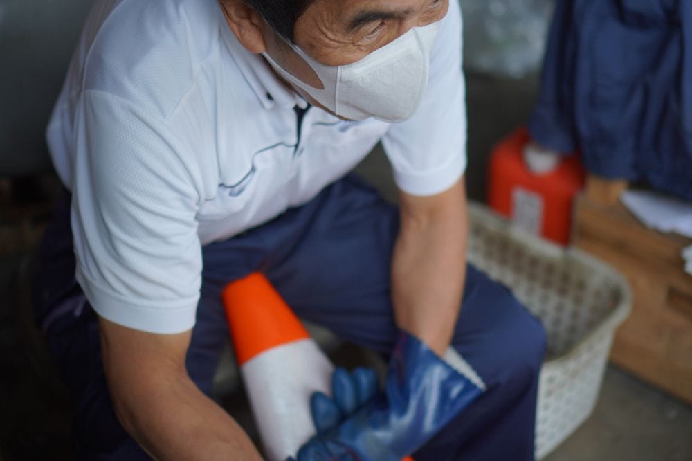 工事に欠かせない規制材。【基本】を忘れない、あるべき姿が、ここにある。