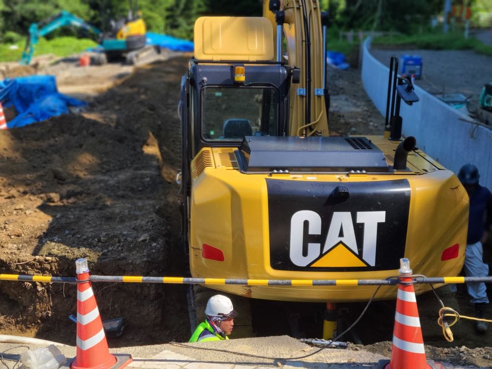 地質調査部の現場!場所は国富!建物、道路、作れるのか作れないのか、その答えは地中深くにある。