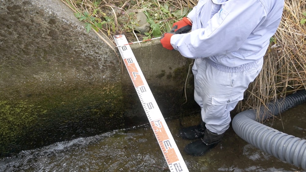 こんな試験もあるのか！水の流量測定☆