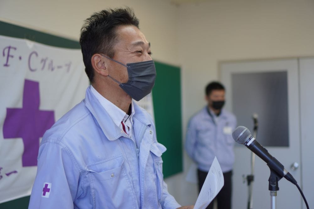 門川総合文化会館にて、日向・延岡・大分合同の安全大会を行いました!