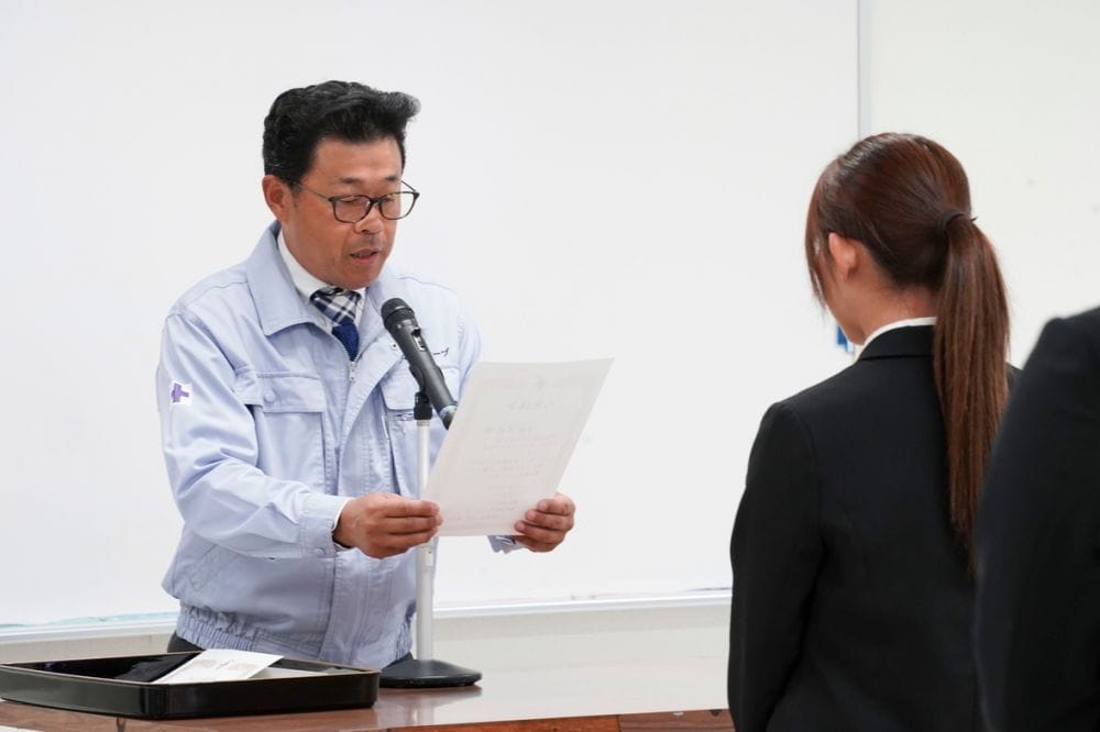F・Cグループ入社式