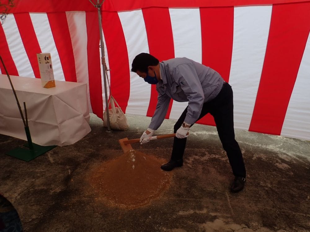 八代にて地鎮祭を行いました!