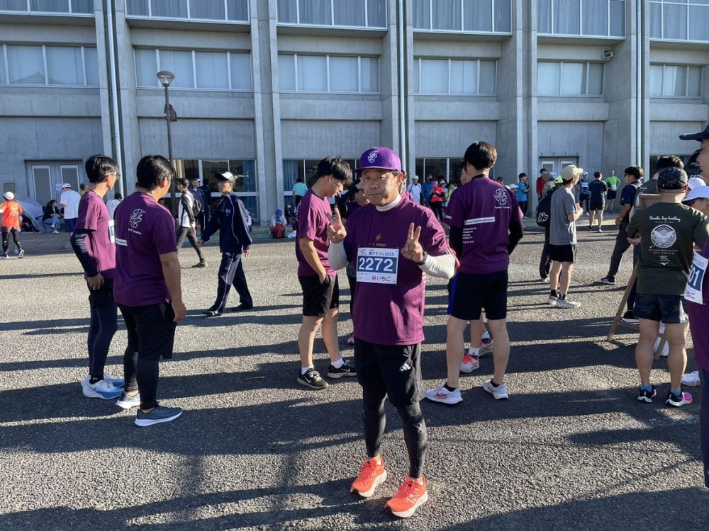 照葉樹林 綾マラソン走り切ったど〜!