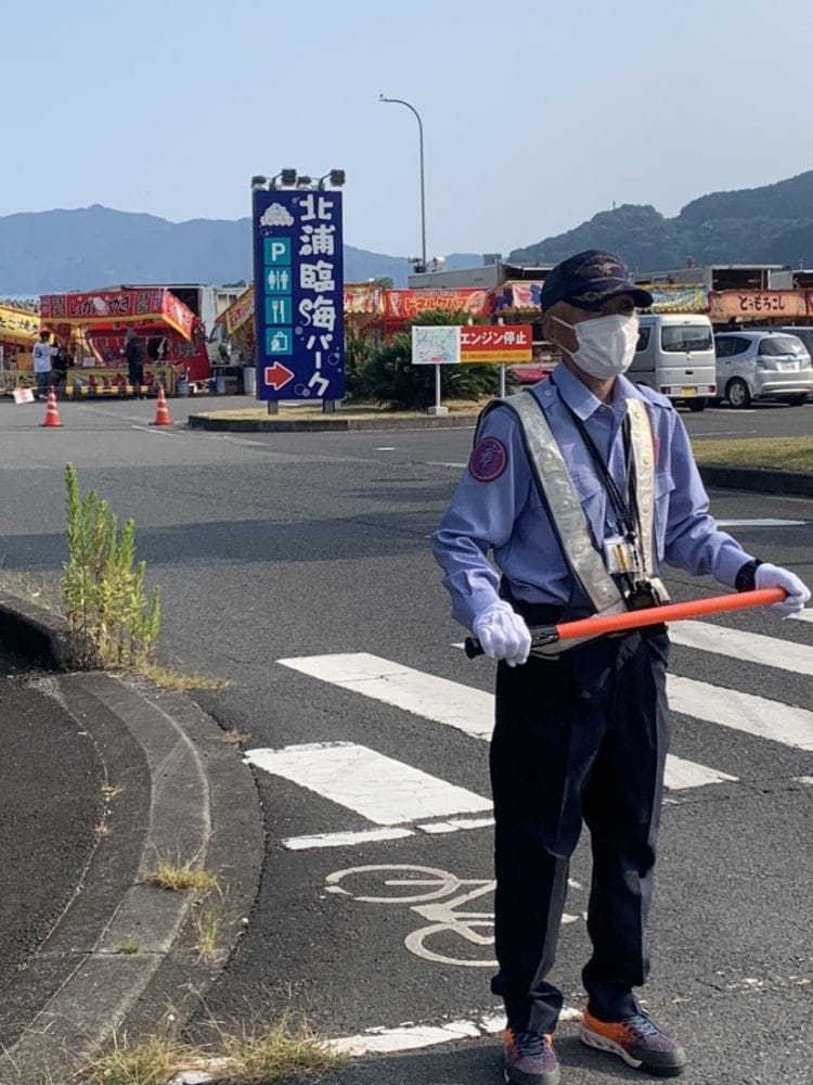 第38回きたうら納涼花火大会にて雑踏警備！