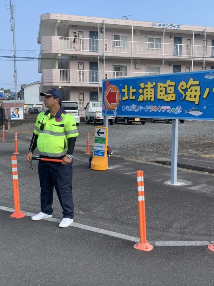 第38回きたうら納涼花火大会にて雑踏警備！