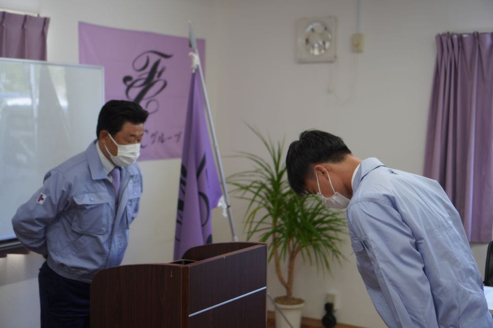 令和4年度、入社式を執り行いました!