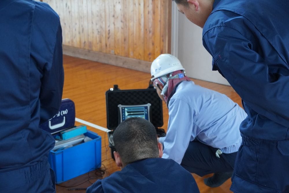 宮崎県建設技術センターにて、宮崎県産業開発青年隊の皆様に出前授業をさせていただきました！