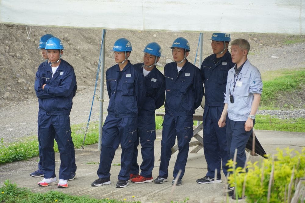 宮崎県建設技術センターにて、宮崎県産業開発青年隊の皆様に出前授業をさせていただきました！