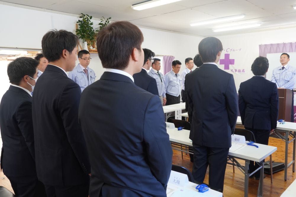 F・Cグループ入社式が執り行われました!