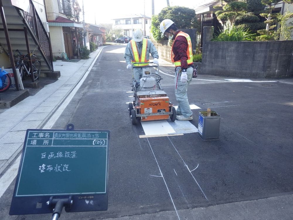清武役場前の道路における段差解消工事！道路はこうして作られる！