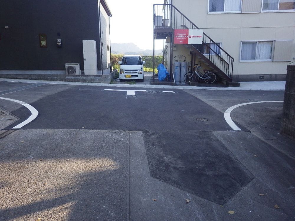 清武役場前の道路における段差解消工事！道路はこうして作られる！