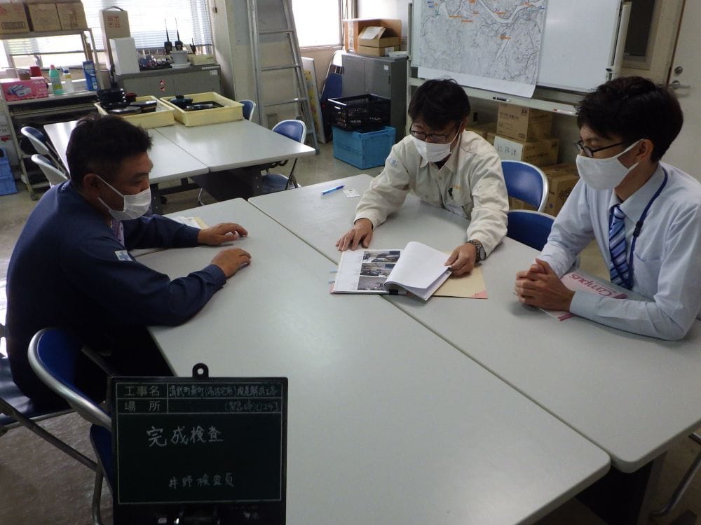 清武役場前の道路における段差解消工事！道路はこうして作られる！