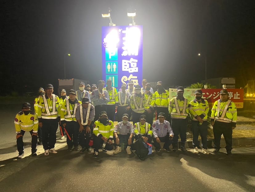 第38回きたうら納涼花火大会にて雑踏警備！